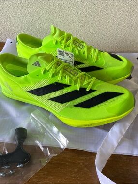 Adidas Adizero Finesse Track & Field Spikes IG2018 VoltNeon $130 - Size 9.5